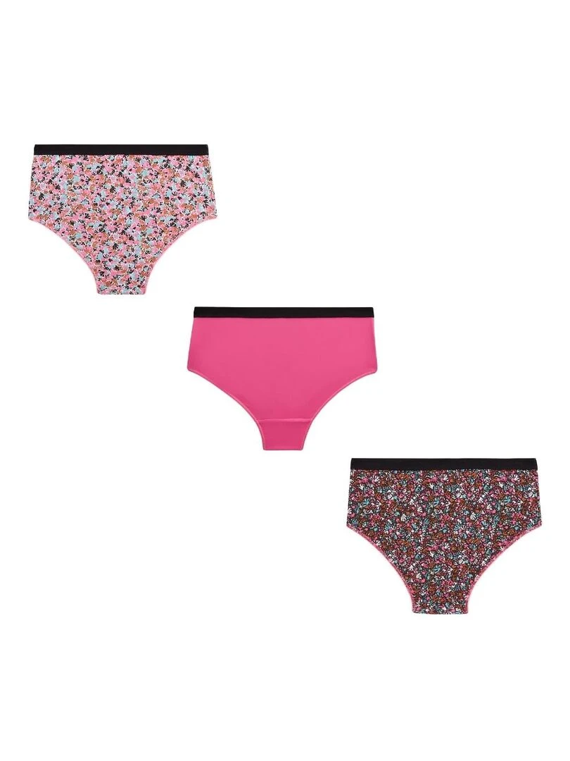 Lot de 3 culottes fille Vanny Rose