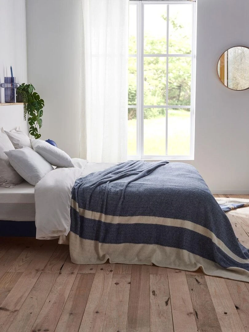 DODO   Couverture Lima Bleu prusse   Bleu foncé