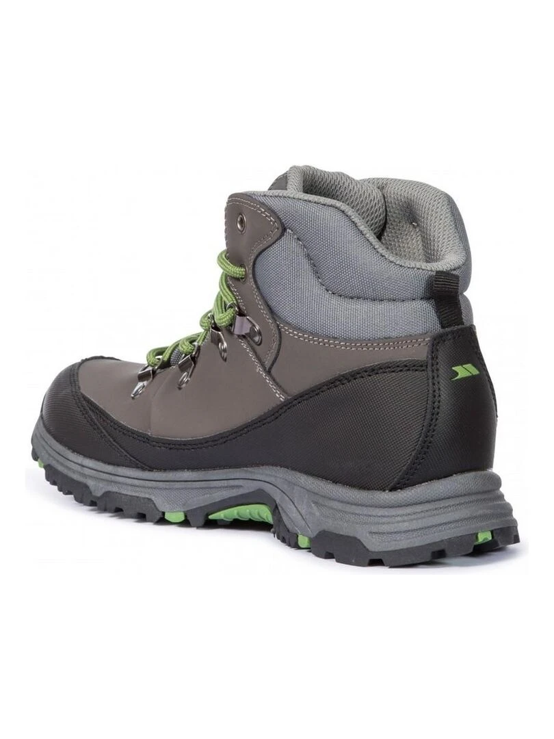 Trespass Glebe II   Chaussures de randonnée imperméables unisexe   Gris Noir