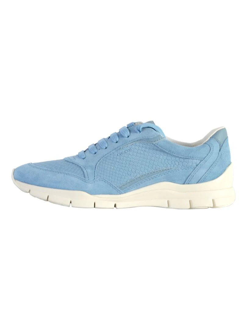 Basket Cuir Geox Sukie Bleu