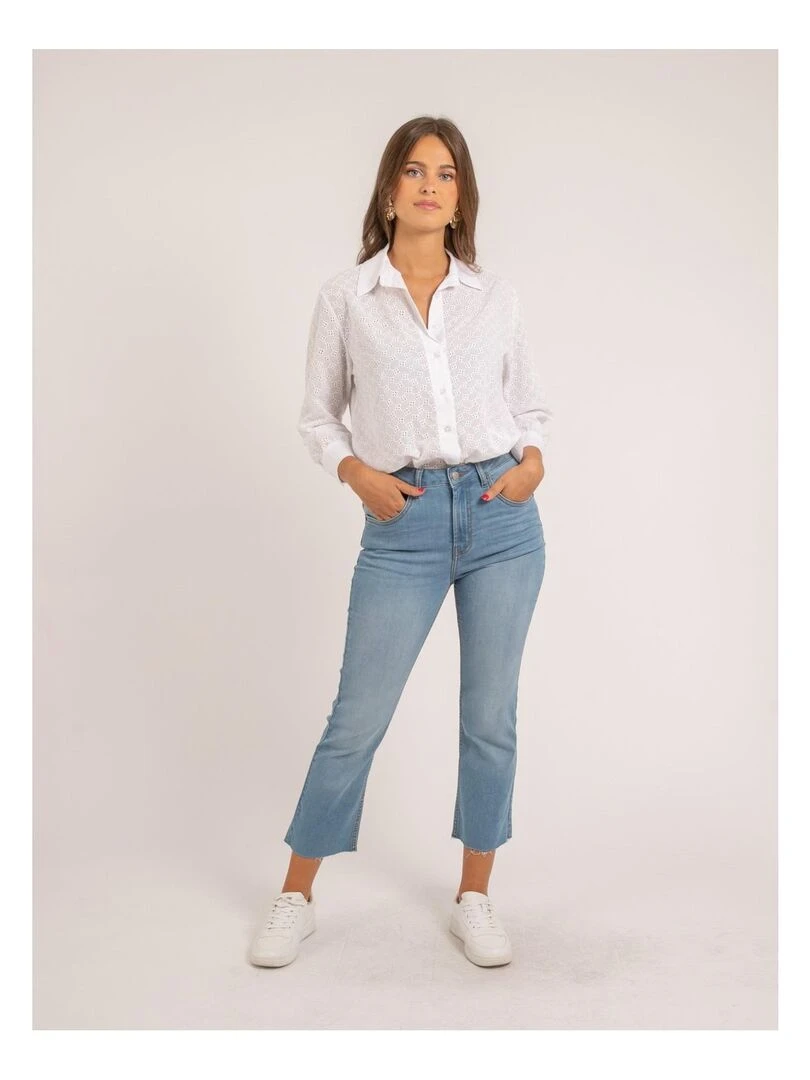 Chemise broderies anglaises ORIETTI   Blanc