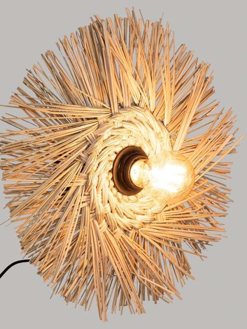 Applique paille Tea naturel D34   Beige