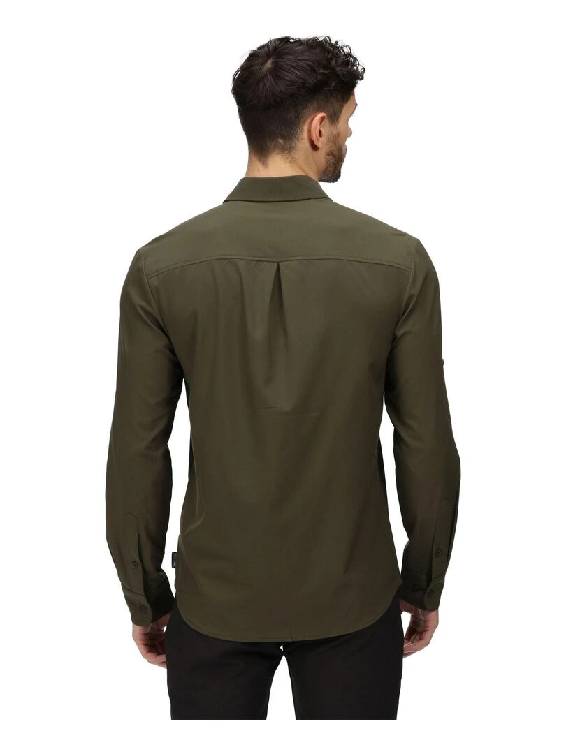 Regatta   Chemise HIGHTON   Vert kaki