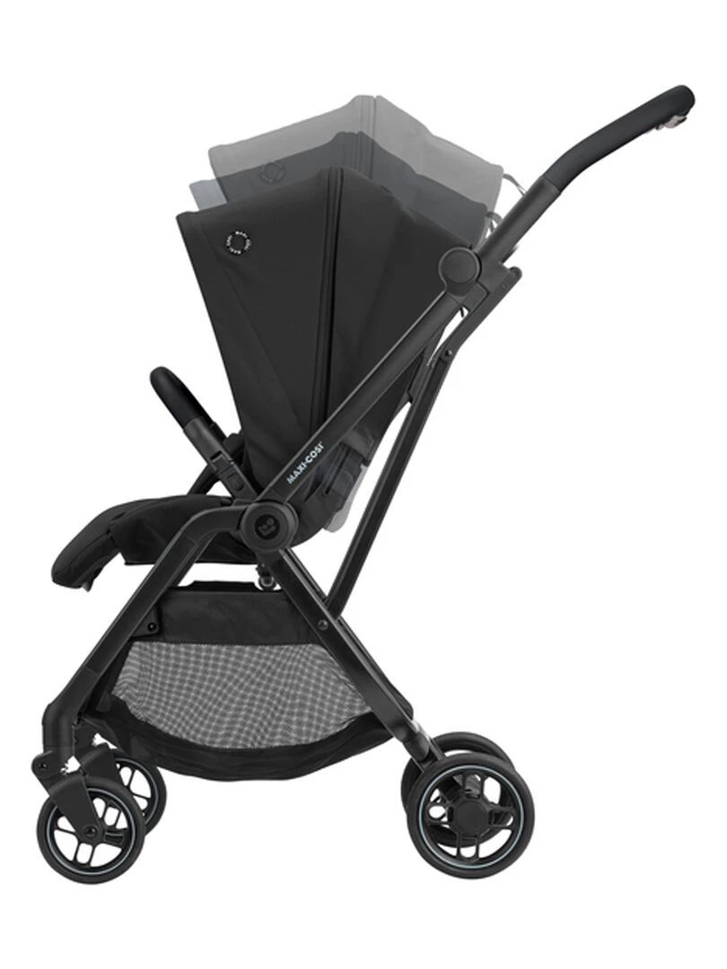 MAXI COSI Poussette ulta compacte Léona Pliage compact De la naissance à 4 ans Essential Black Noir Noir