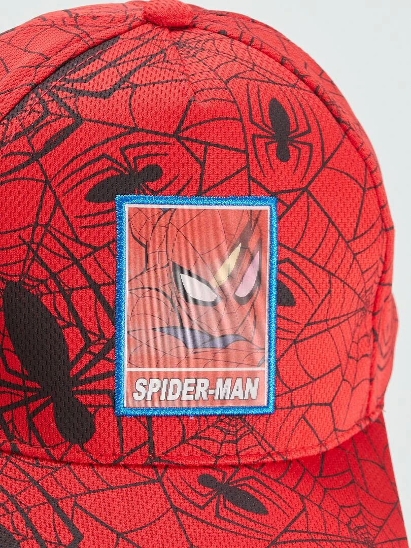 Casquette en toile 'Spider Man' 'Marvel'   Rouge