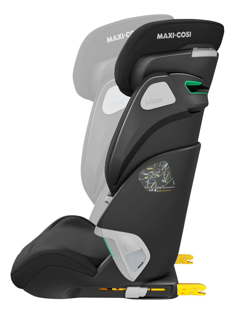 Siège Auto MAXI COSI Kore Pro Groupe 2/3 i Size Isofix Inclinable Authentic Black Noir Noir