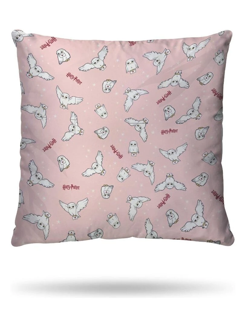 Housse de couette Harry Potter Hedwige Hogwarts 220x240 cm   Polycoton   Blanc