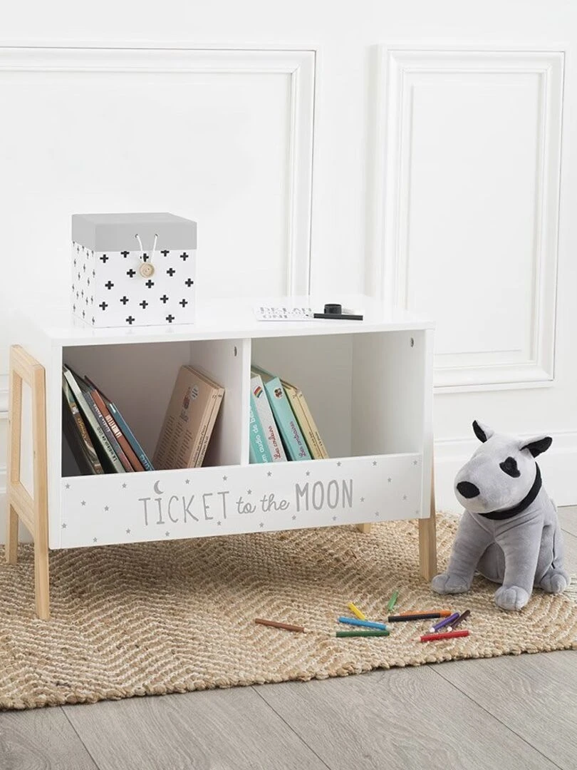 Rangement 2 casiers   Blanc