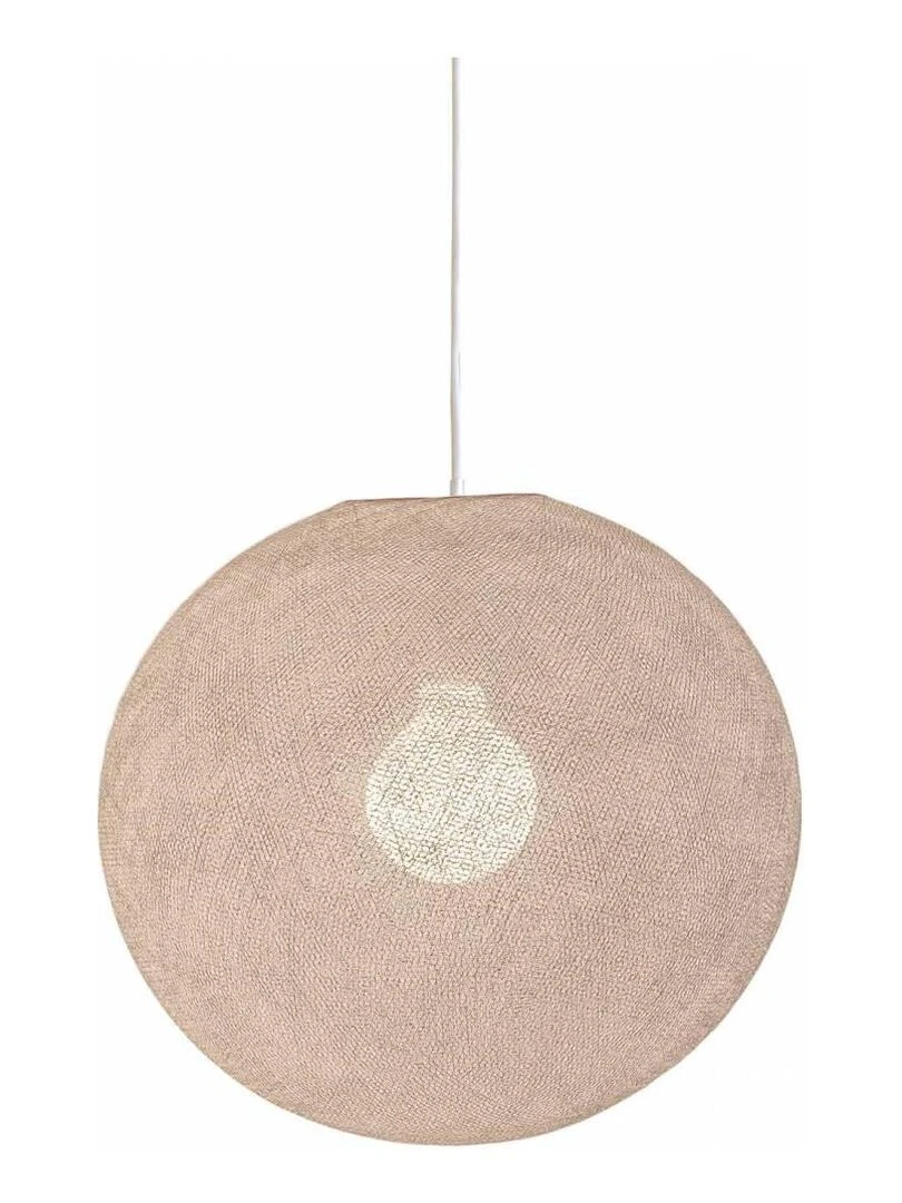 Abat jour Globe 67cm et suspension Rose pâle