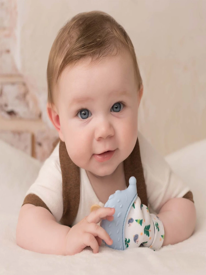 Moufle De Dentition En Silicone Alimentaire   Hérisson   N/A