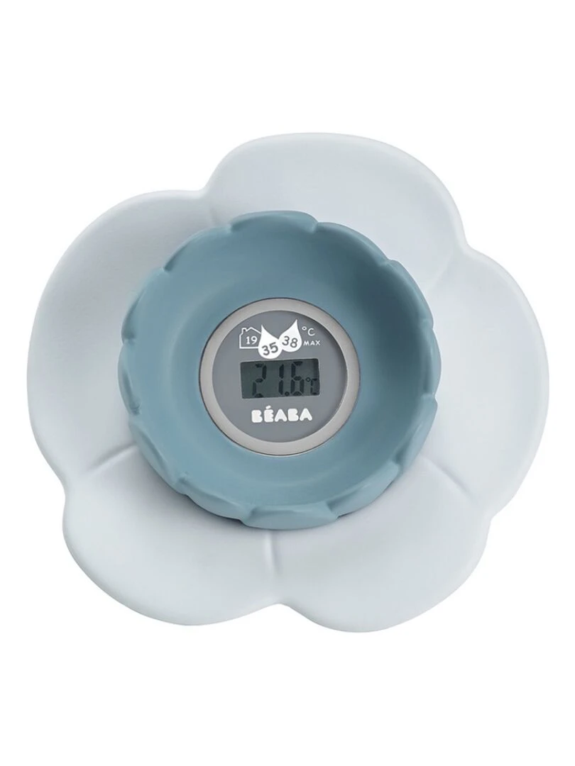 Thermomètre de bain Lotus green blue Bleu