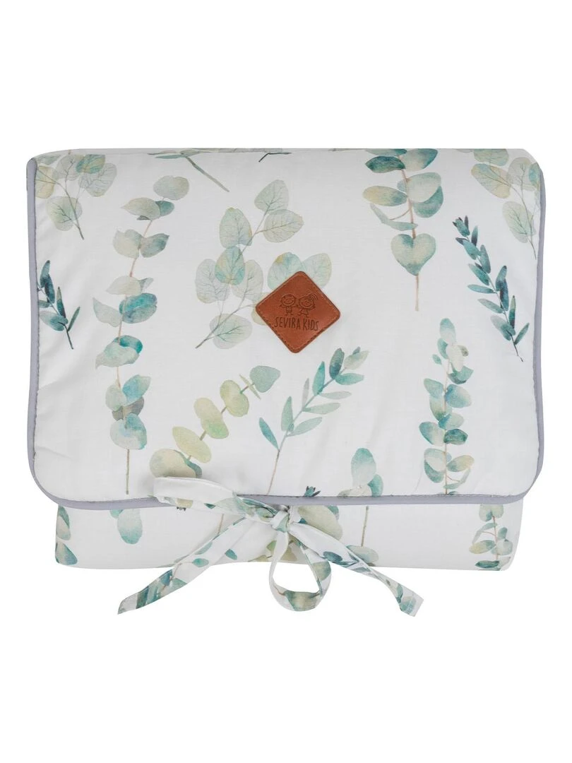 Tapis à langer nomade Eucalyptus Multicolore