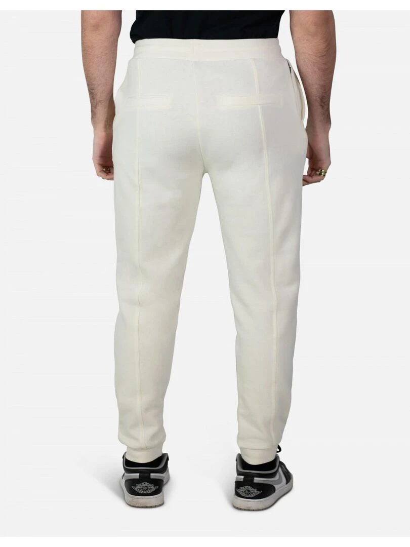 Pantalon Jogging Kebello Blanc Blanc