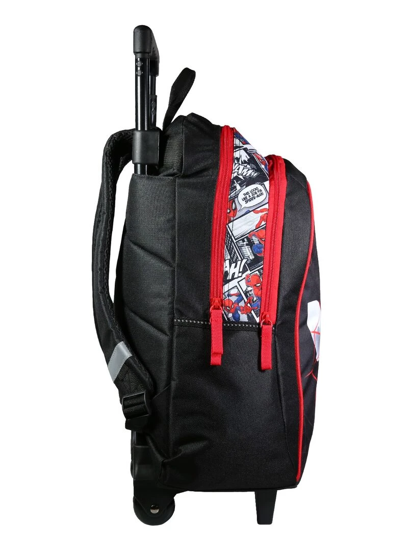BAGTROTTER Sac à dos à roulettes Marvel Spider Man Noir   Noir
