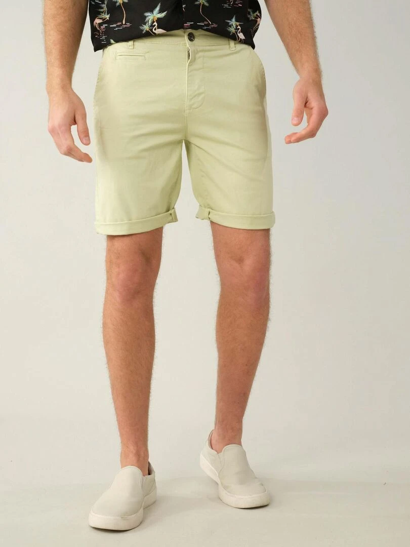 Bermuda pour homme avec poche à l'italienne 'Deeluxe' Vert anis