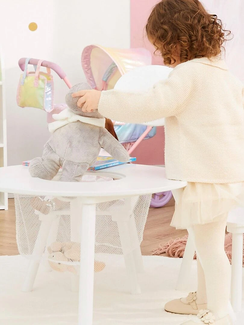 Fantasy Fields Rainbow Fishnet Play Table & Chairs Meubles pour enfants Blanc Blanc