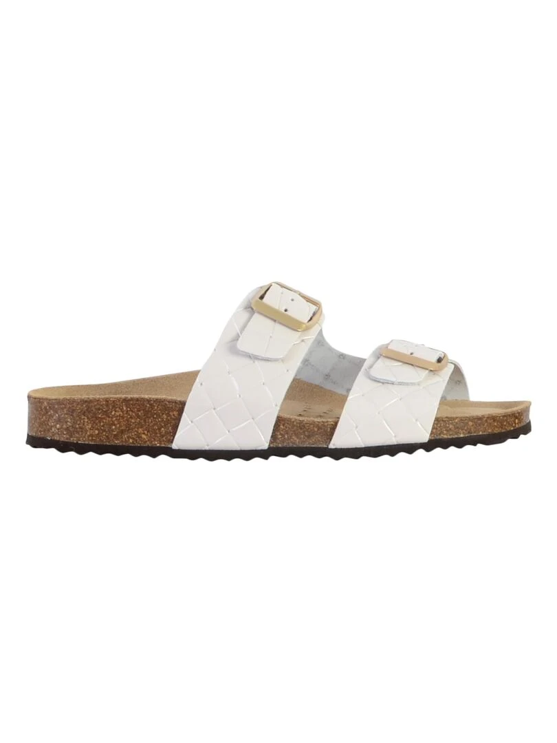 Mules à Enfiler Geox Brionia* Blanc