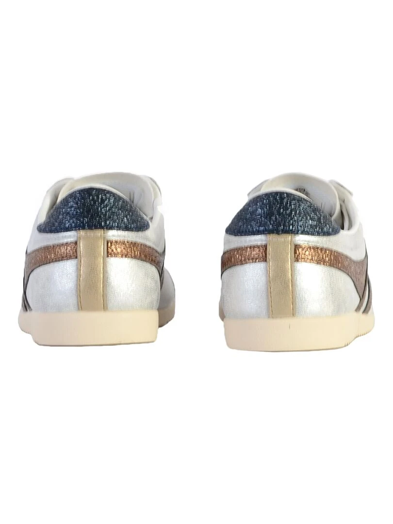 Basket Cuir Gola Bullet Blaze   Gris