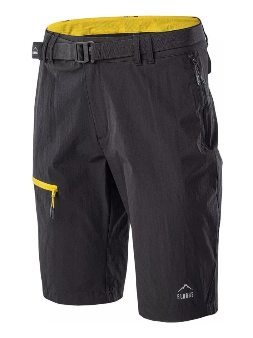 Elbrus   Short cargo PALMAR   Noir Jaune