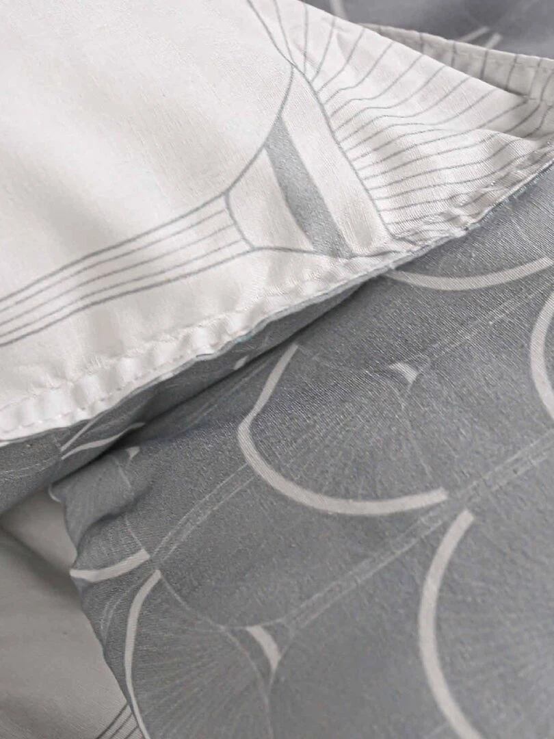 Parure de lit imprimé art déco   Gris