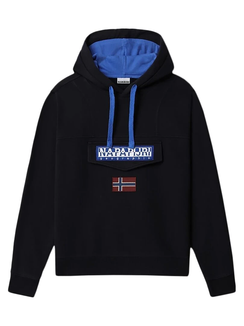 Sweat à Capuche Mixte Napapijri Burgee Bleu