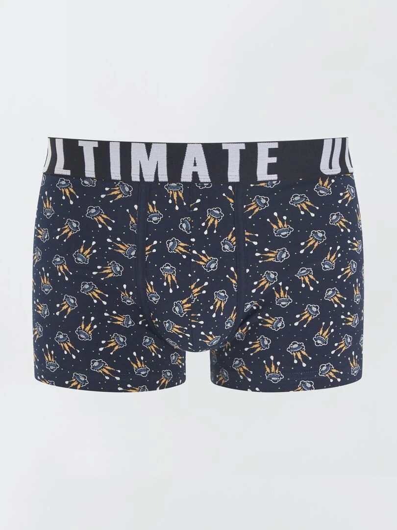 Lot de 3 boxers fantaisie   Bleu/rose