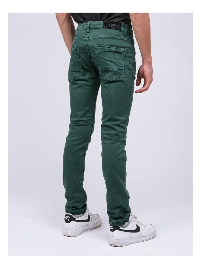 Pantalon 5 poches VAAS J Vert