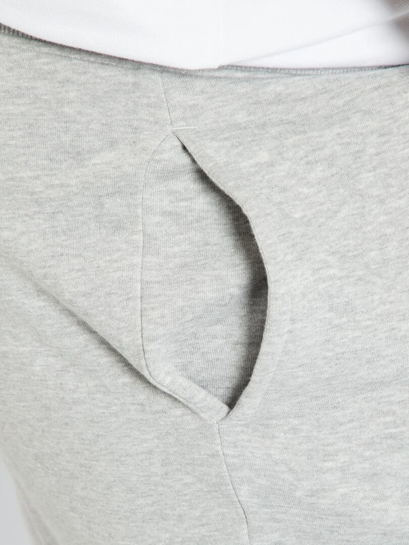 Pantalon de jogging en molleton   Gris clair
