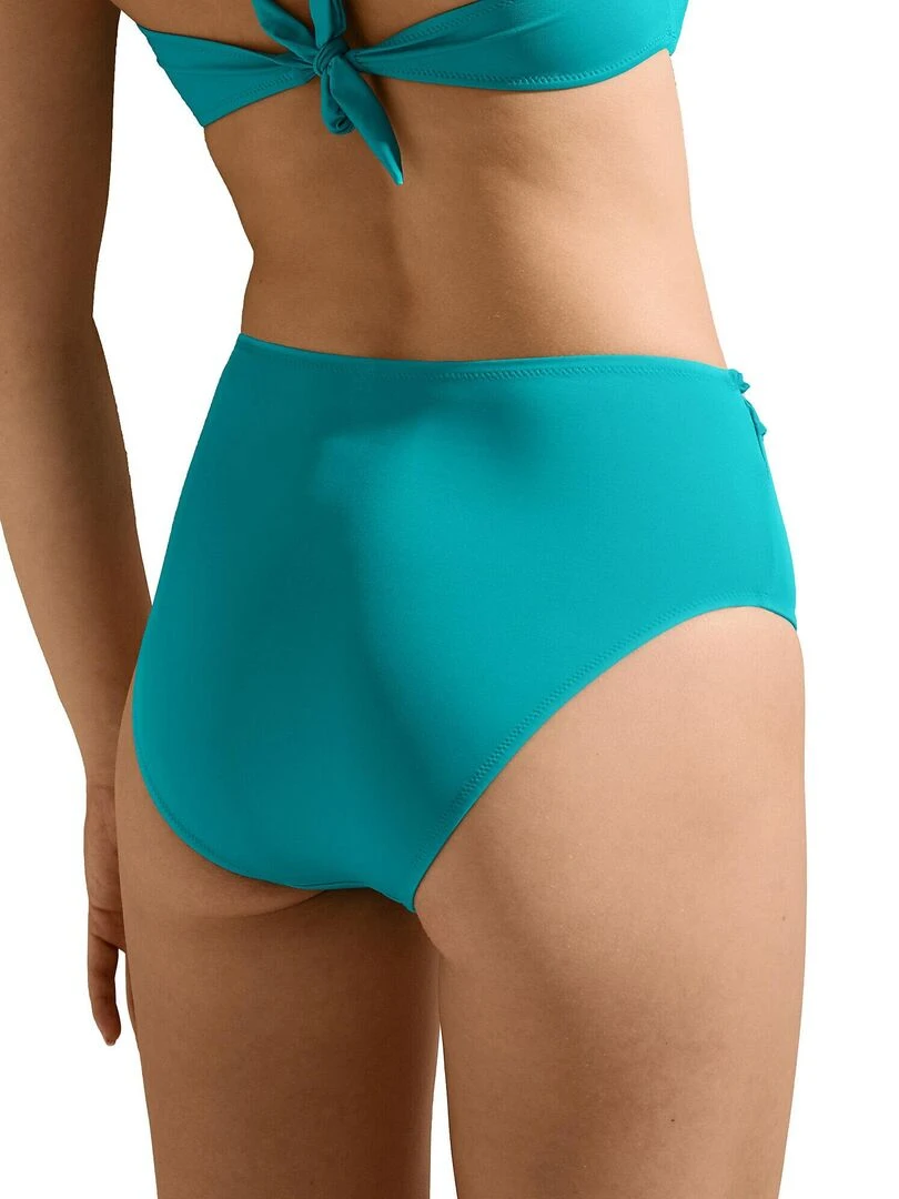 Bas maillot slip de bain échancré taille haute Las Vegas Vert