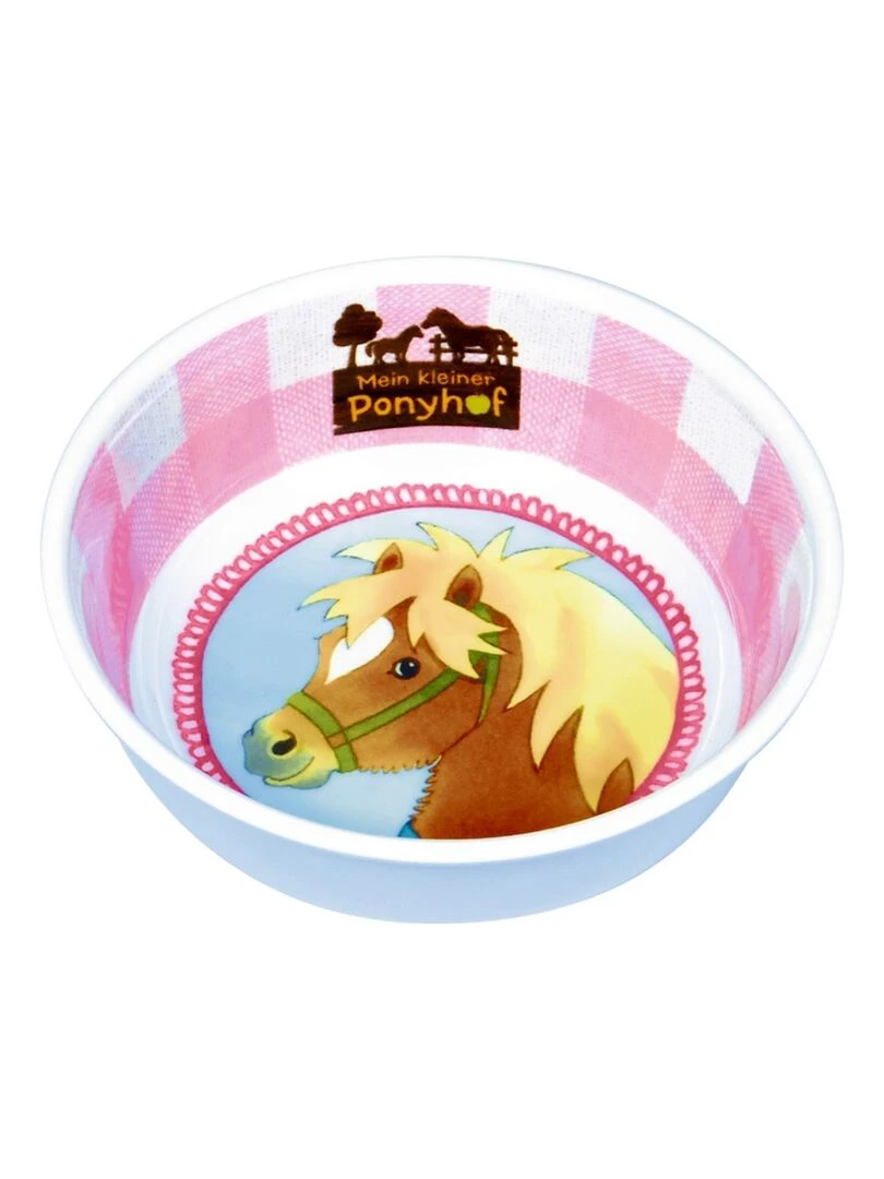 Lot de 2 articles Bol et Poney Ma petite ferme de poney N/A