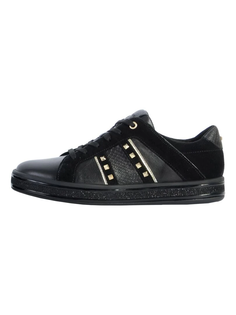 Basket Cuir Geox Leelu D16FFC Noir