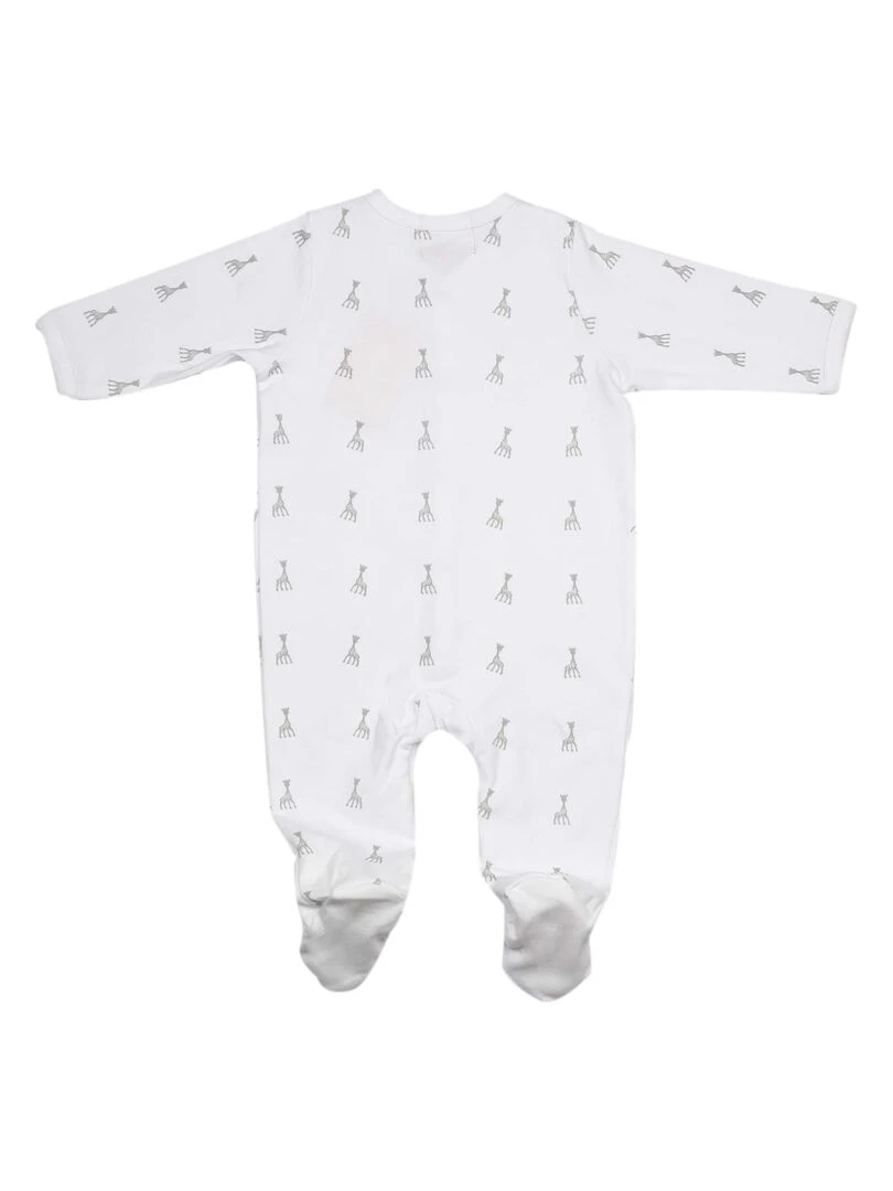 Pyjama léger blanc Sophie la girafe (3 mois)   Blanc