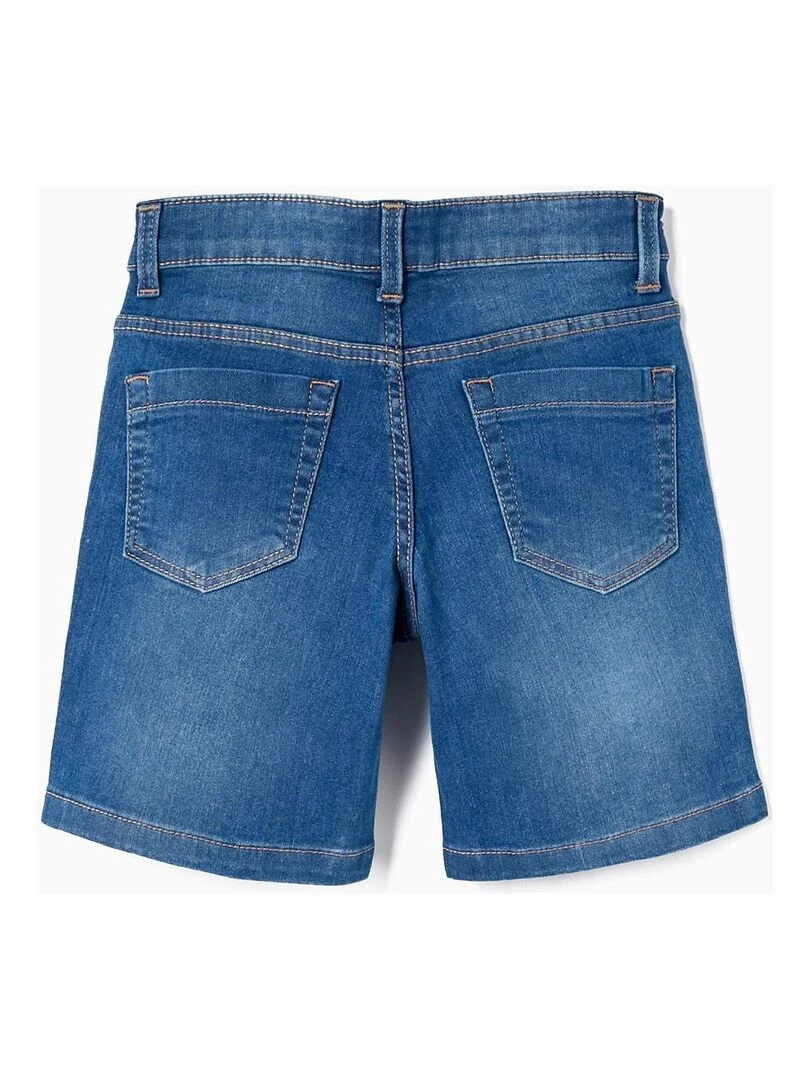 Shorts en jean midi pour garçon NATURE TAKEOVER Bleu