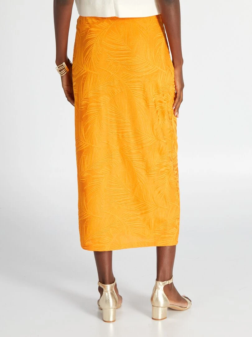 Jupe longue   Orange