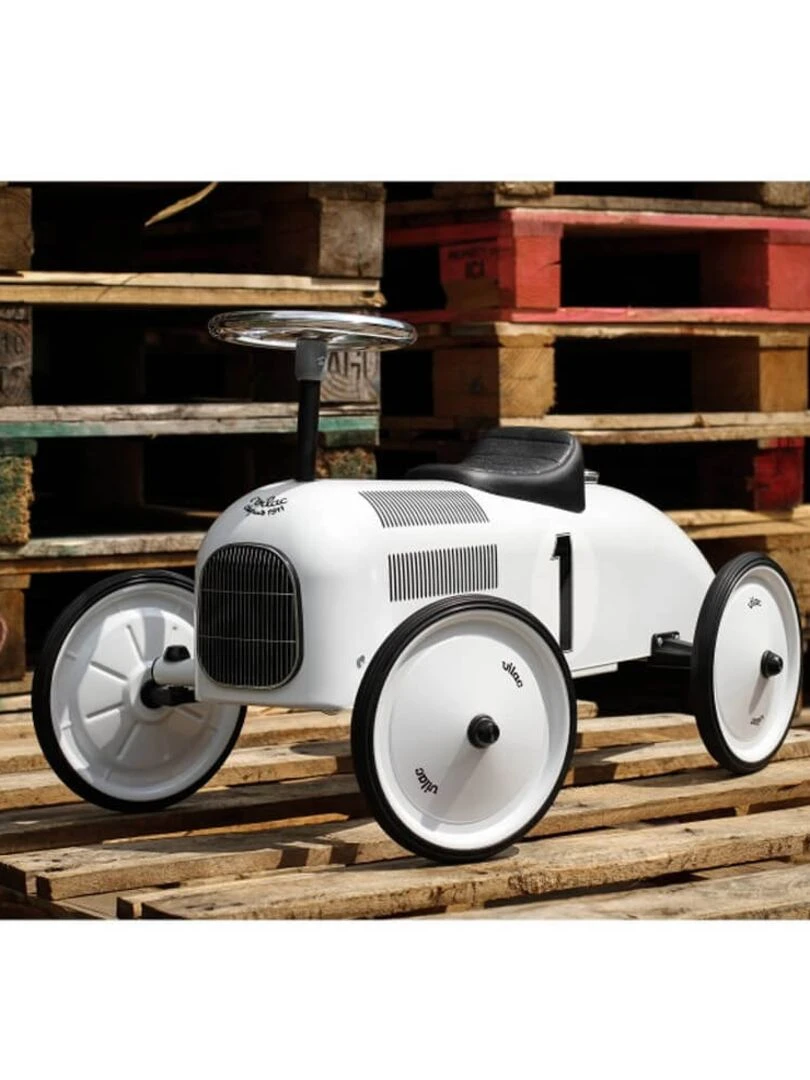 Porteur Voiture en métal : Blanc   N/A