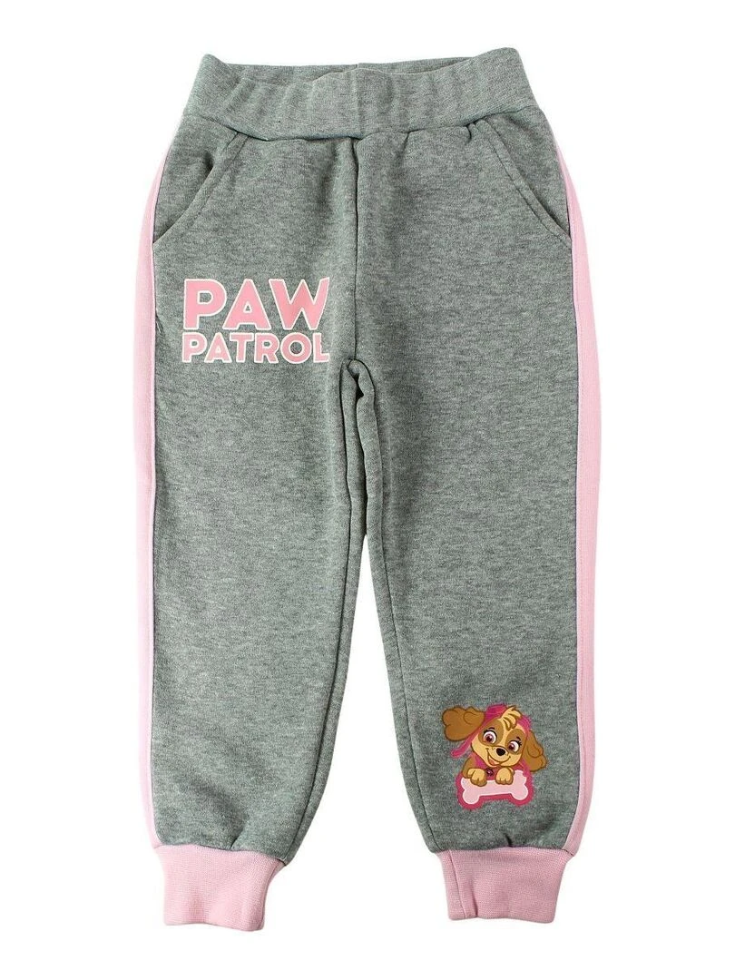 La Pat' Patrouille Pantalon De Jogging fille imprimé La Pat' Patrouille Gris