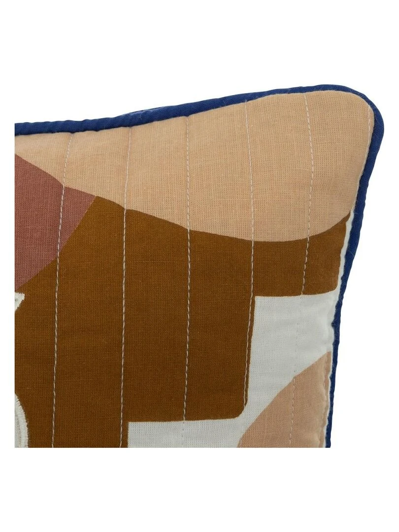 Coussin matelas Soleya 40x40 cm   Bleu