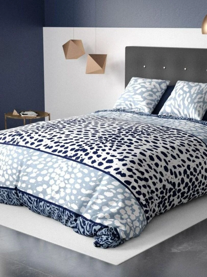 Housse de couette  Kentia + taie(s) 100% coton   Blanc