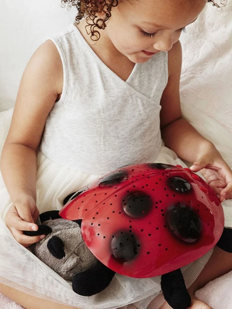 Veilleuse peluche coccinelle   Rouge