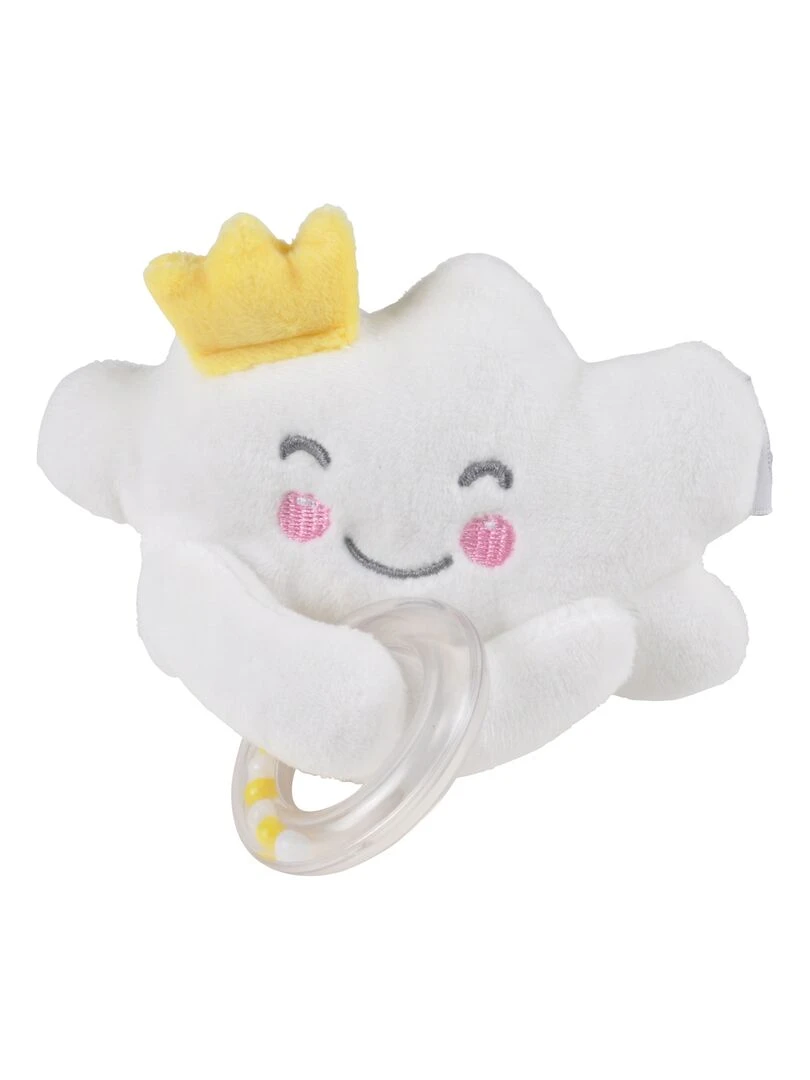 Peluche doudou anneau Nuage Blanc