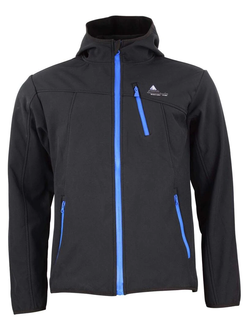 Blouson softshell homme CAMSO PEAK MOUNTAIN Noir Noir