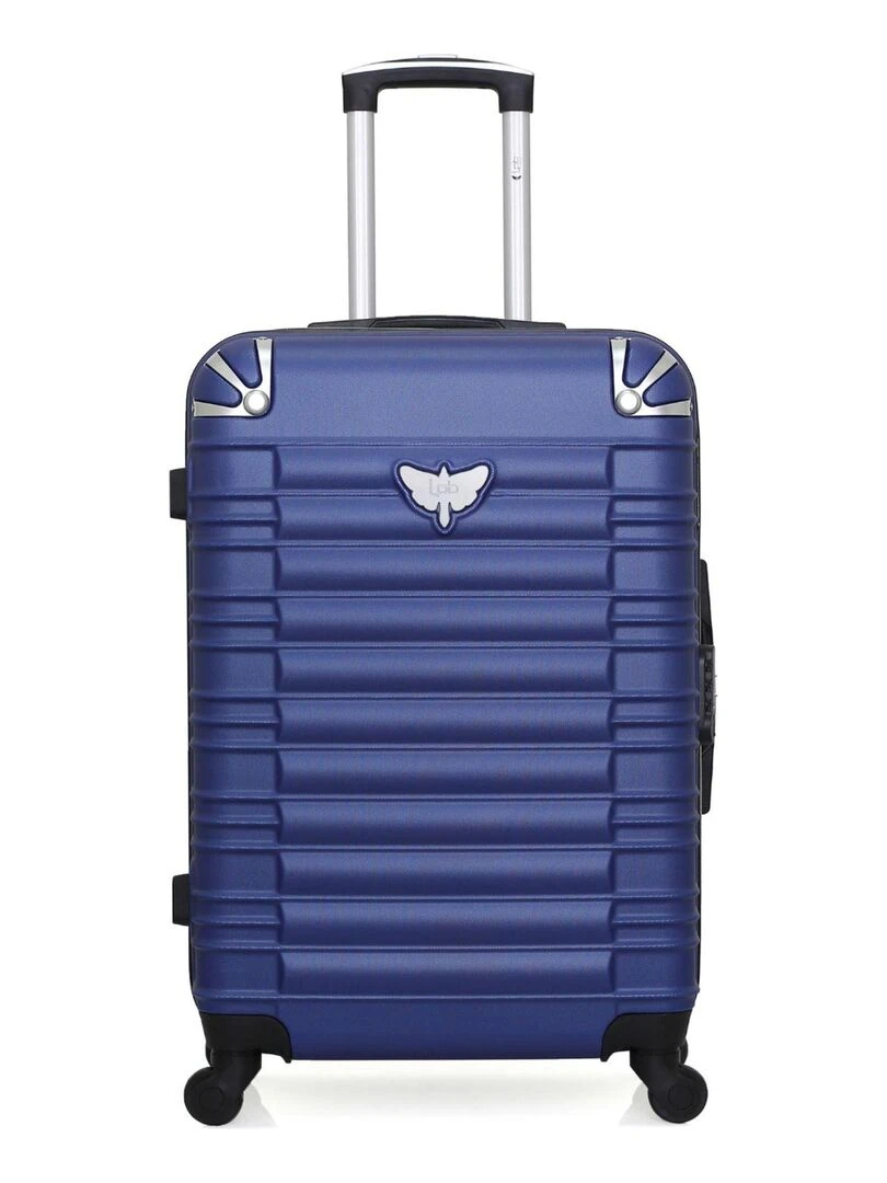 LPB LUGGAGE VALISE WEEKEND ABS GIULIA 4 ROUES 65 CM Bleu marine