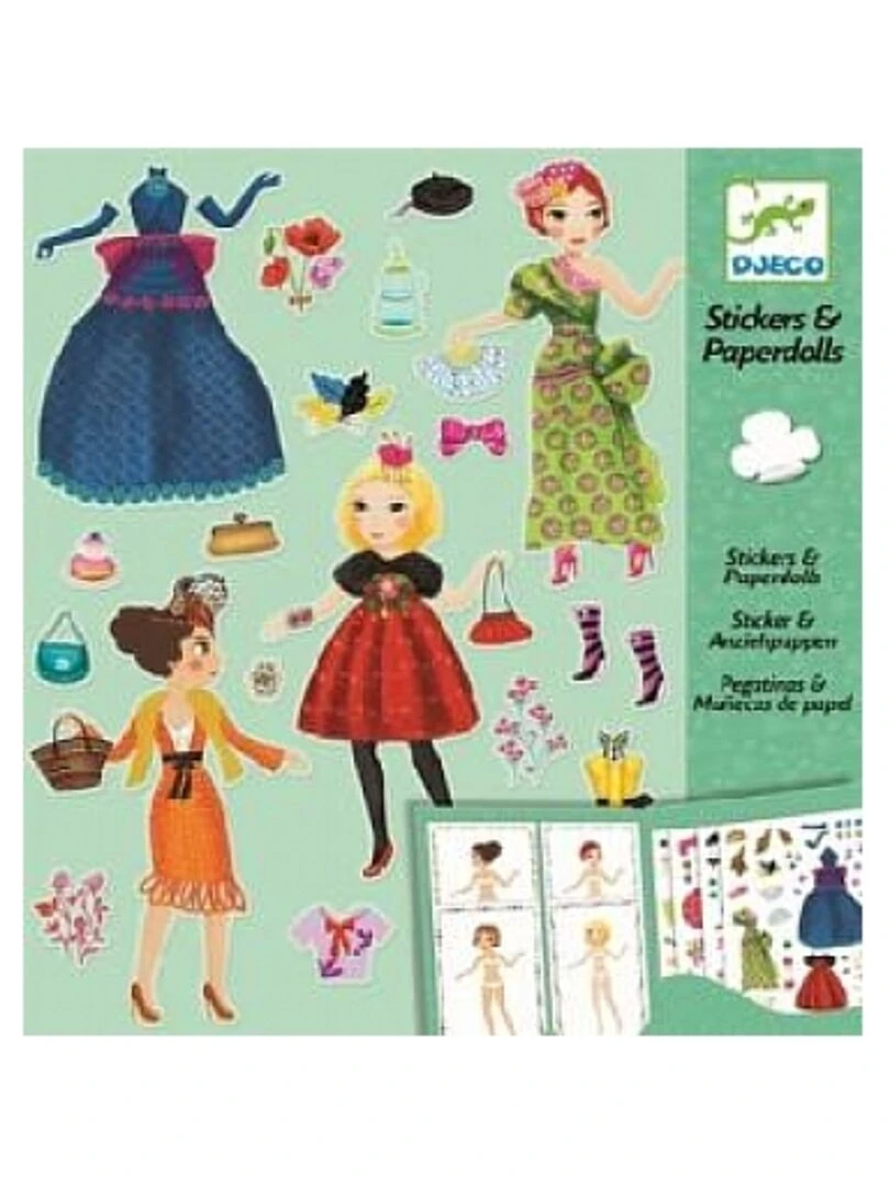 Paperdolls Stickers Trop Mode N/A