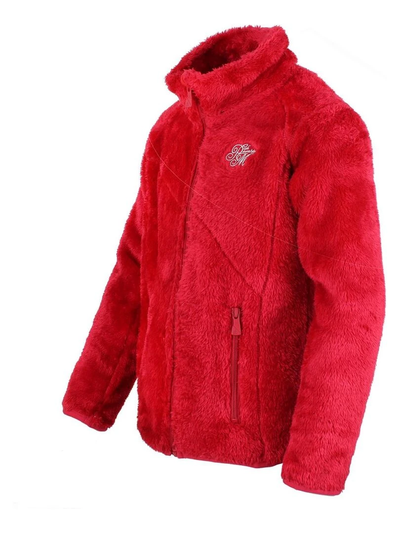Veste polaire fille FARIANE   PEAK MOUNTAIN   Rouge
