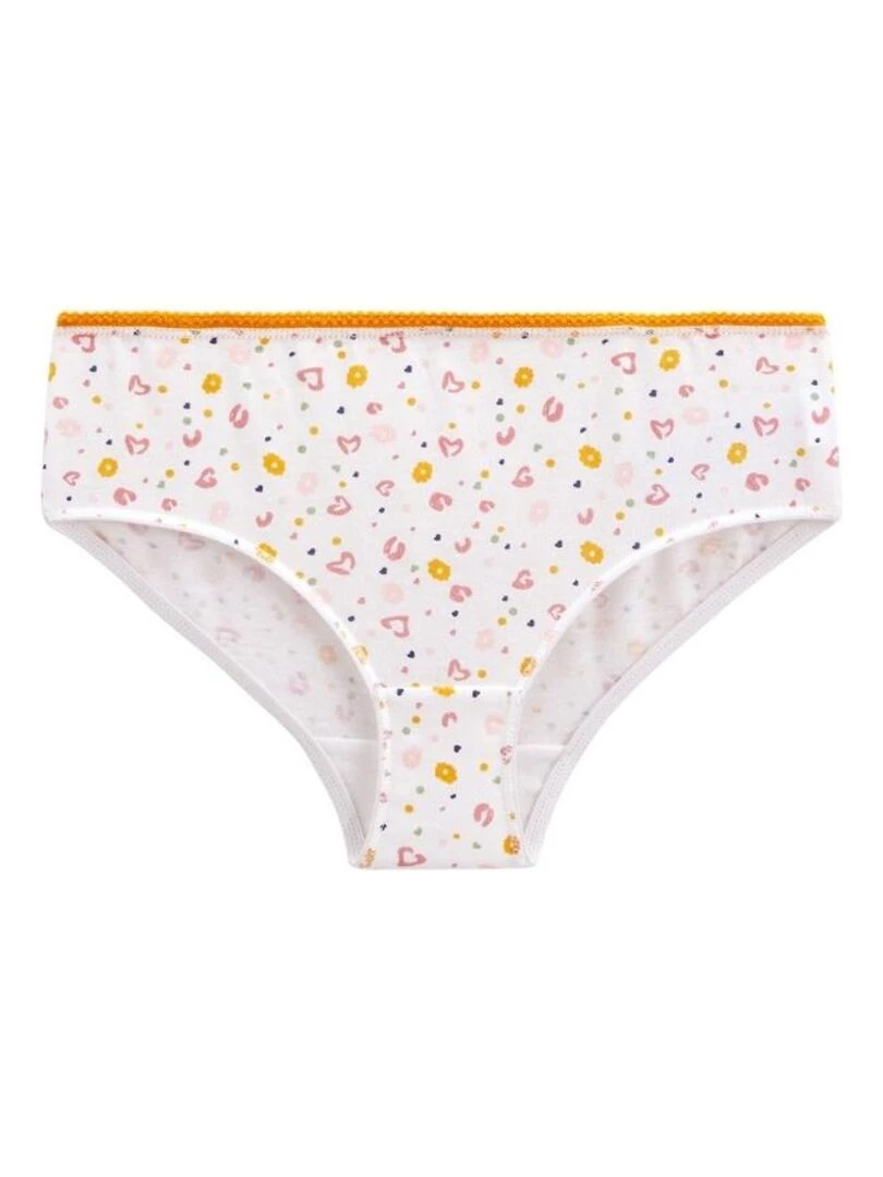 Lot de 3 culottes fille Vijungle   Jaune