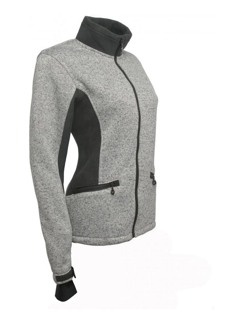 Blouson polaire femme ATMOS   Gris