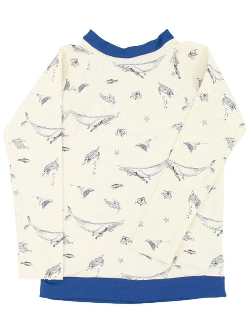 Tee shirt anti UV Pelagos (12 mois) Ecru