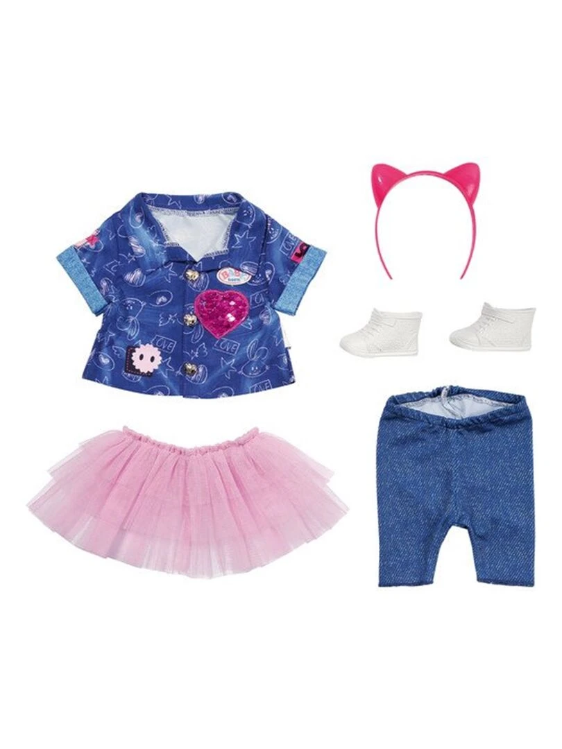 Baby Born Deluxe Ensemble Robe en Jeans 43 cm N/A