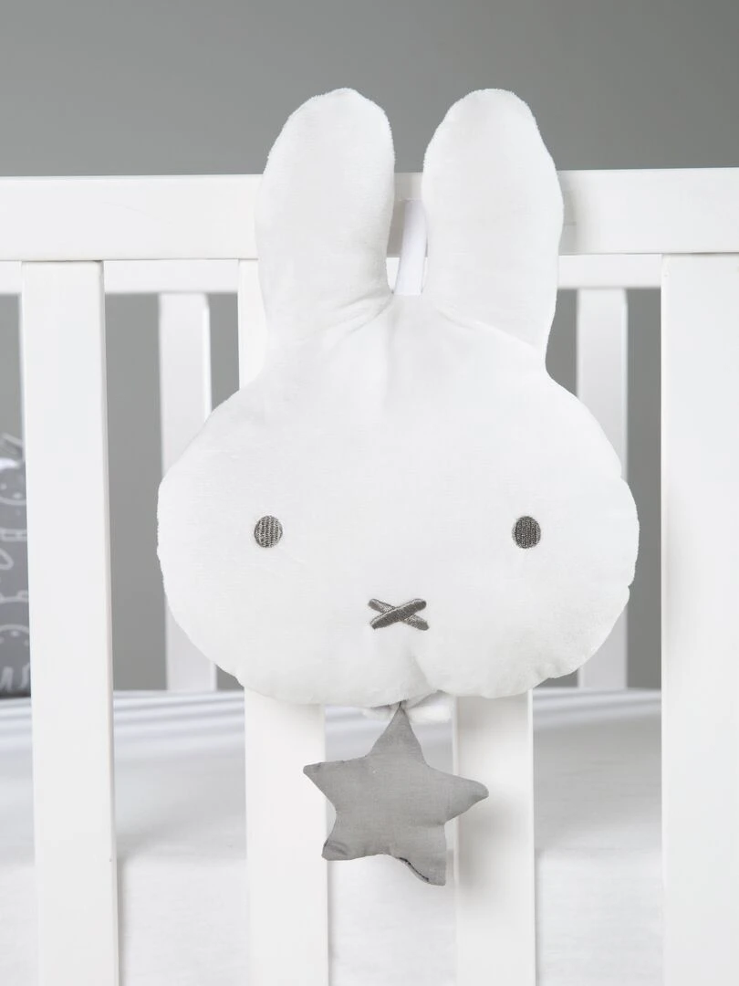 ROBA Peluche Musicale à Suspendre Lapin "Miffy®" Mécanisme Musical Amovible Gris/Blanc N/A