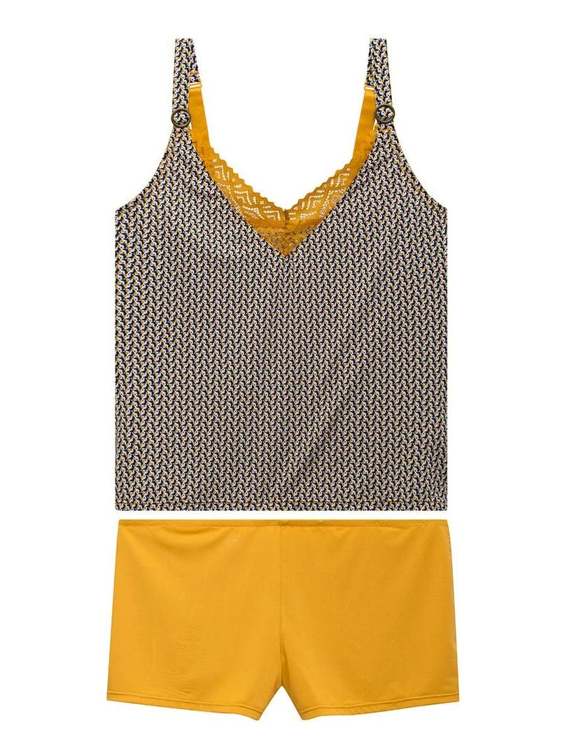 Top short TARTELETTE Pomm'Poire Jaune